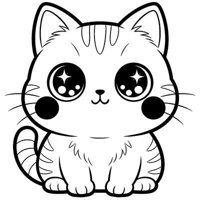 Kawaii coloring pages