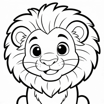 Lions coloring pages