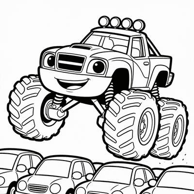 Monster Trucks coloring pages