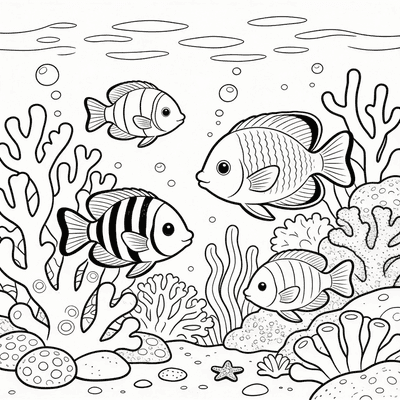 Ocean coloring pages