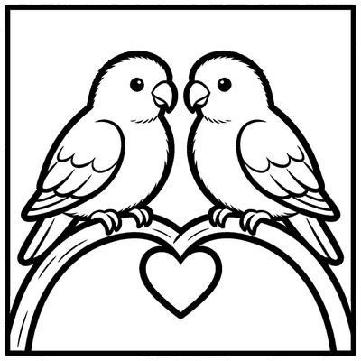 Valentine's Day coloring pages
