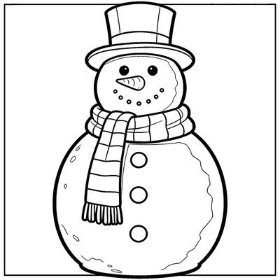 Winter coloring pages